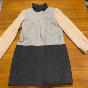 JCrew Winter Colorblock Coat